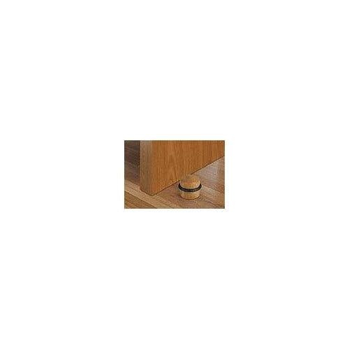 REI Round Wooden Door Stop - Adhesive Floor Mount 2