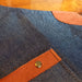 Custom Similar Delantal Jean Cuero Natural Bolsillo Mosquetón Personalizado 4