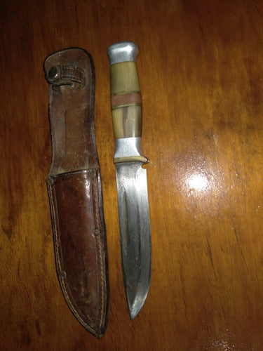 Cuchillo De Monte Acero Al Carbón Imp. Hoja  15 Ctm 1