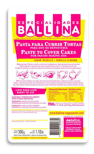 Ballina Cake Covering Paste 500 Grams 3