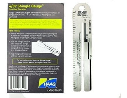 Haag 4/09 Shingle Gauge 1