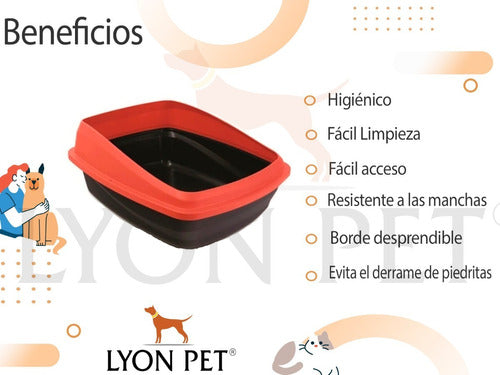 Catit Pack Arenero Large Y Piedras Carbon Activo 6kg Cancat 2