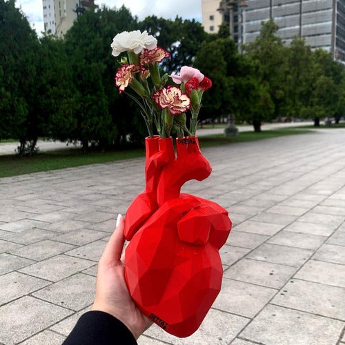 Florero De Corazón Anatómico Impreso En 3d - Detta3d 2