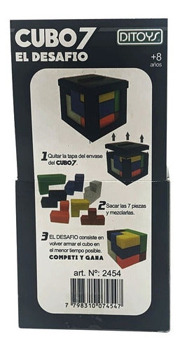 Brain Teaser Puzzle Cube 7 The Original Challenge by Ditoys 2454 4