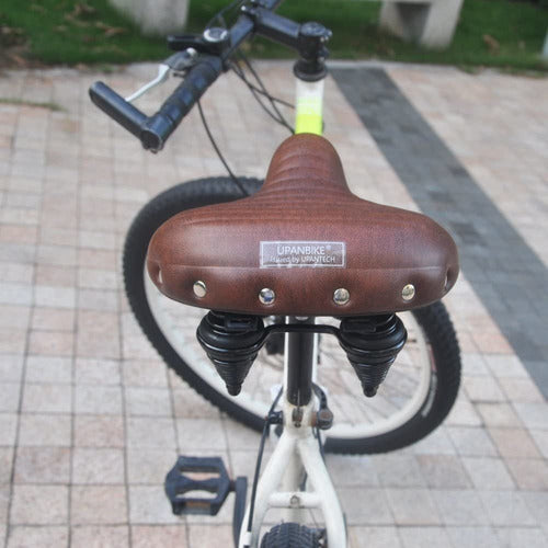 Brown Upanbike Bicycle Seat 3