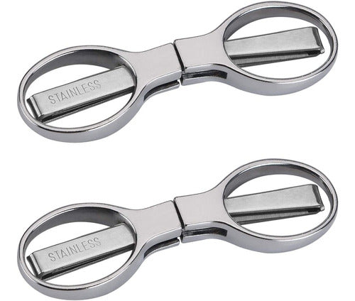 Firiker Office Scissors, Foldable/Stainless Steel/2 Pack 0