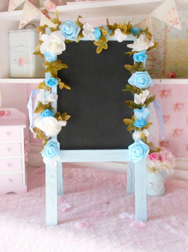 El Día Que Me Quieras Deco Romántica Shabby Chic Vintage Flower Chalkboard Sign 4