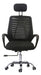 NOffice Black Mesh Office Desk Swivel Chair with Armrests 1