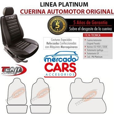 Team Premium Leather Seat Cover for Renault Logan 16'+ 4