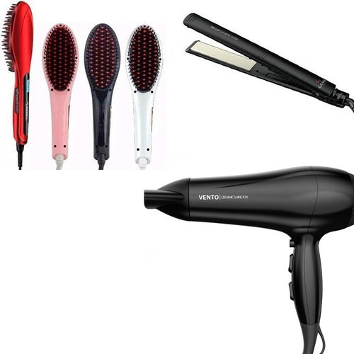 GA.MA Elegance Shine Hair Straightener + Dryer + Smoothing Brush 0