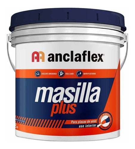 Anclaflex Masilla Anclaflex Plus Para Yeso Durlock 15 Kg Niza Steel 0