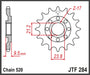 Piñon Jt 284 Honda Cr Crf 250 500 Trx 450 14 Dientes 1