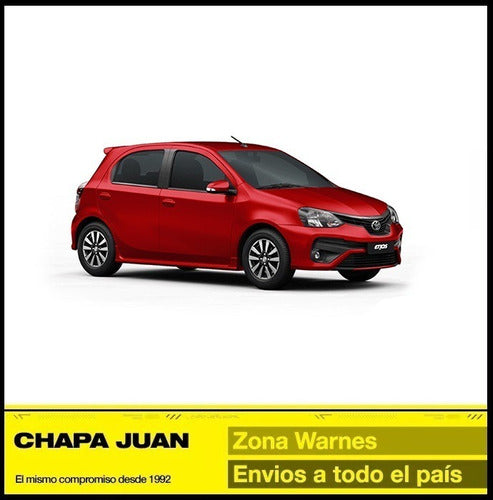 Toyota Paragolpe Trasero Etios 2017 2018 2019 5 Puertas Plastico 2