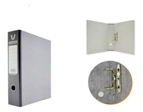 Gray Cardboard Binder A4/Legal Size - Wide Spine Per Unit 0