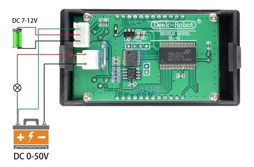 TecnoliveUSA Voltimetro Amperimetro Watimetro Digital 12v 5a Cc 3