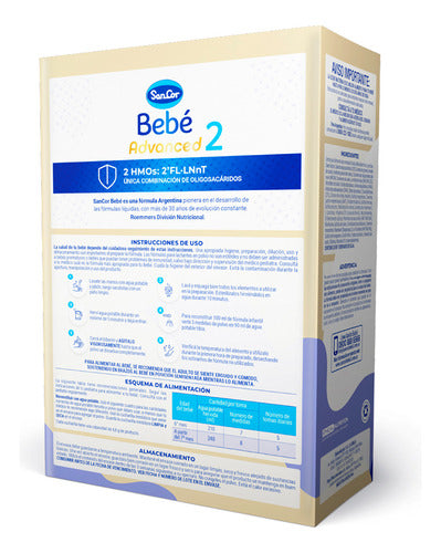 Sancor Bebé Advanced 2 Pack of 3 Units x 800g 2