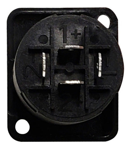 Venetian LD4015-1 Conector Ficha Speakon Chasis 4 Contactos 1