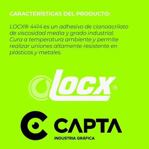 Locx Cianocrilato Pegamento Adhesivo Instantaneo 100grs 1