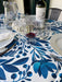 Stain-Resistant Printed Gabardine Tablecloth Repels Liquids 3m 57