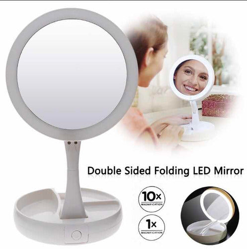 Deco Estrella LED Makeup Mirror Pack of 6 with Magnification 0