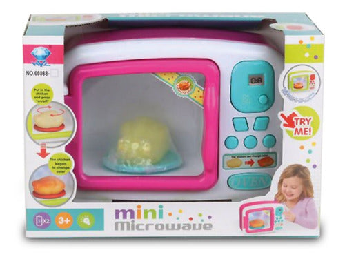 Mini Microwave Mini Microwave - Color Changing Play Food with Light 2