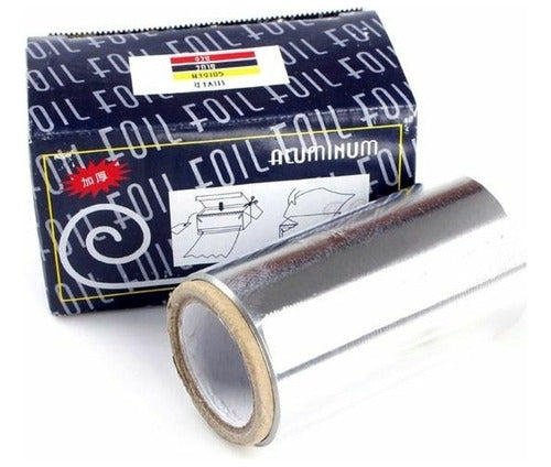 Papel Aluminio Foil Uñas Removedor Acrílico Gel Semi 50mts 0