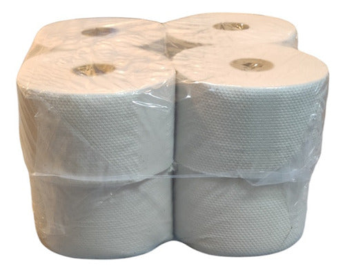 PM Jumbo White Toilet Paper 8 X 300mt Small Cone 0