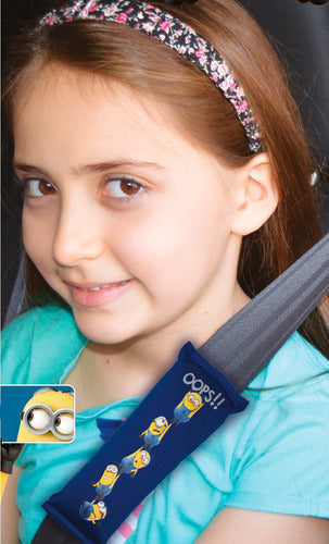 Kids Minions Auto Seat Belt Cover Set 2