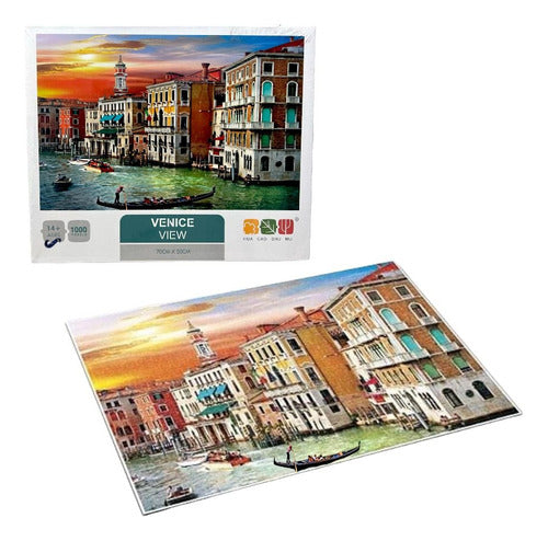 Jigsaw Puzzle Venice View Venecia Italia 1000 Piezas 5