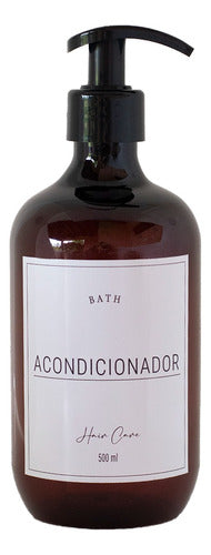 Frascos De Plastico 500ml Shampoo Y Acondicionador 2