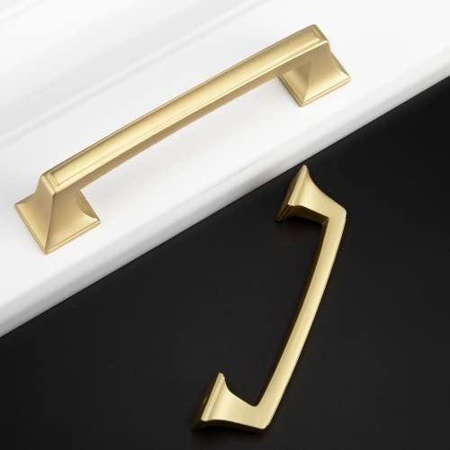 Leulan 10 Gold Matte Cabinet Pulls - 10 Cm 1