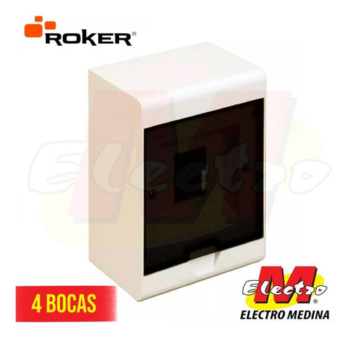 Tablero Superficie 4 Din Zm 504 Premium Roker Electro Medina 0