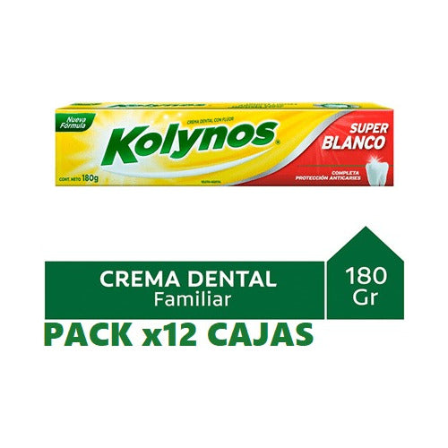 Kolynos Pasta Dental Super Blanco X 12 Unidades 0