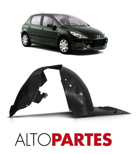 Pasarrueda Peugeot 307 2006 A 2012 Guardaplas Derecho 1