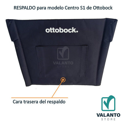 Ottobock Respaldo 41 Cm 16' Silla Ottobock Centros1 Repuesto Original 2