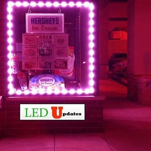 MISILVENTAS Led Module 5054 Pink Sign Letters Corporea X100 3