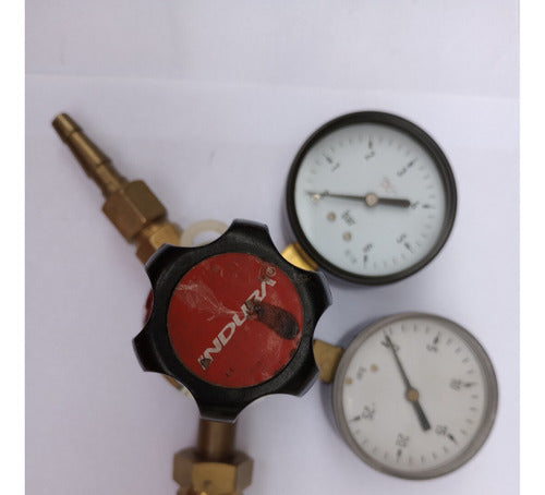 Harris USA Acetylene Regulator Manometer Model 801 - New 4