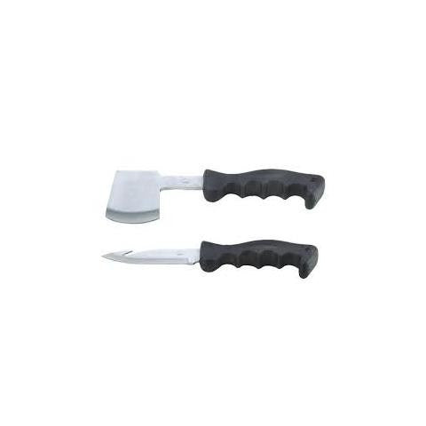 Stainless Steel Axe and Knife Set 1