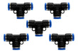 ADM 8mm Pneumatic Tee Connector - Pack of 5 0