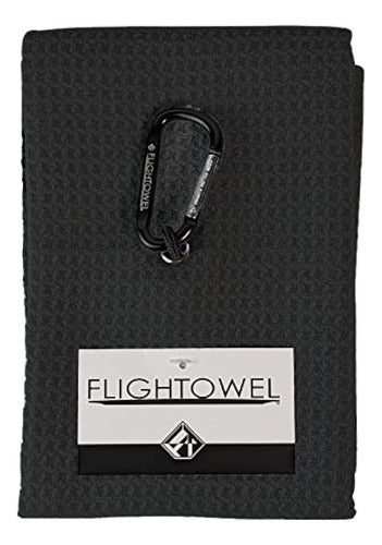 Toalla De Golf Flightowel Jr Premium Disc | Toalla Negra | L 0