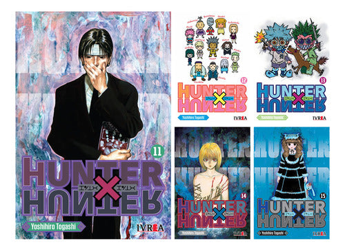 Hunter X Hunter Manga Combo - Volumes 11 to 15 + DGL Bookmark - Combo Manga Hunter X Hunter - Tomos 11 Al 15 + Señalador Dgl