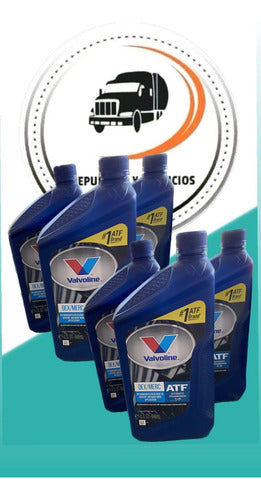 Valvoline Pack of 6 ATF DEX/MERC Oil x 1L 1