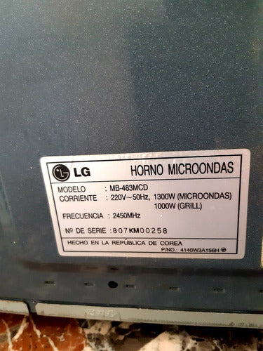 Microondas LG Con Grill 7