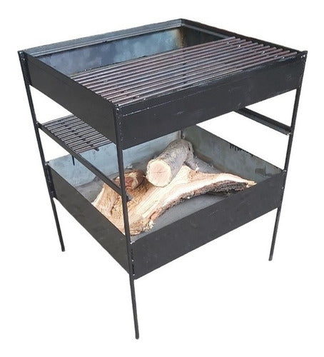 Ragnar Fire Pit with Grill 0