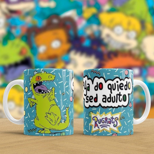 Kit Diseños Plantillas Tazas Rugrats Sublimación M1 4