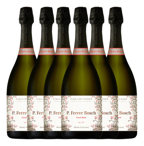 Espumante Pedro Ferrer Bosch Cuvée Rosé Brut Nature X 6 Bot 0