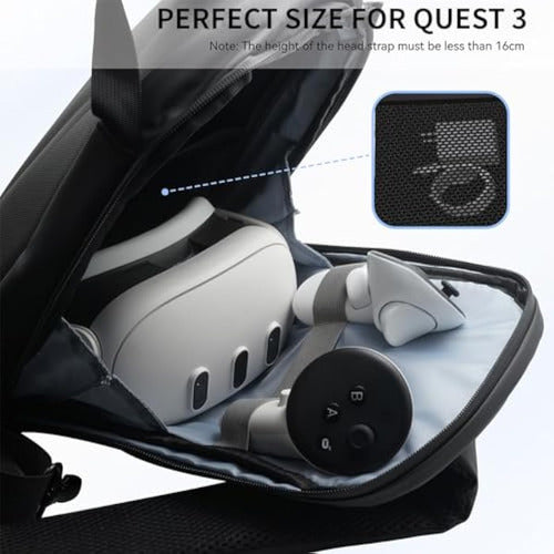 Apexinno Shoulder Bag for Quest 3 VR 1