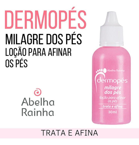 Loção Para Afinar Os Pés Dermopés 30ml 2 Unidades 1