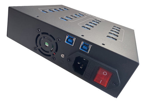 Uhppote A-213 Grado Industrial Usb 3.0 Hub 20 Puerto Transfe 1