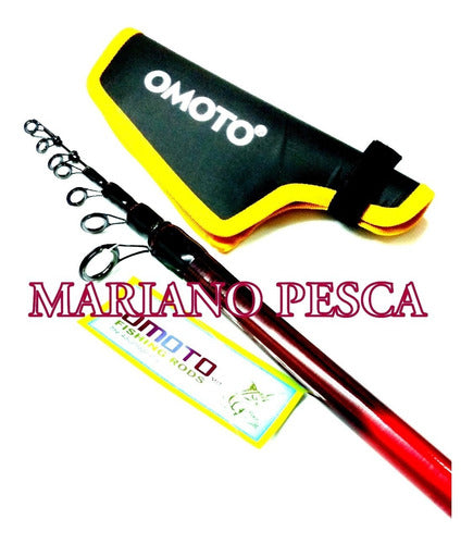 Caña  Omoto Fire 4 Mts 100% Grafito Pejerrey  Potente 1